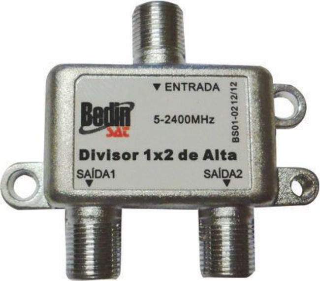 DIVISOR 5~2400MHz 1x2 - ALTA E BAIXA